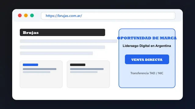 Modelo de aplicación comercial y proyectos digitales para brujas.com.ar